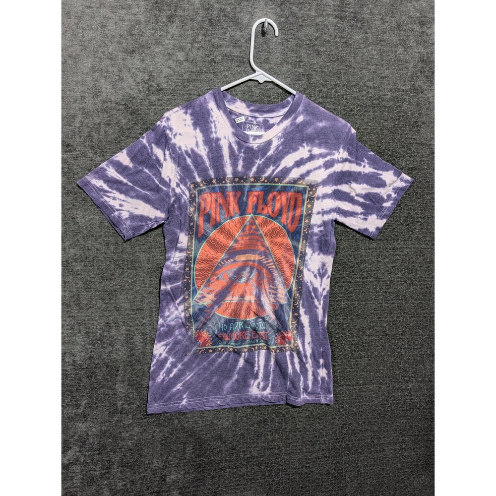 Pink Floyd Fillmore East 1970 Tie Dye Graphic T-Shirt Purple Medium 2130